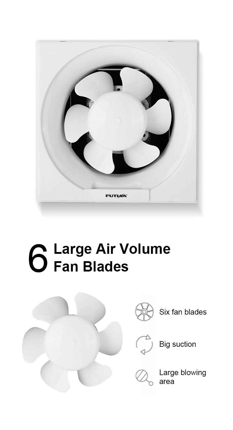 8 Inch Wall Exhaust Fan